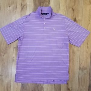 Ralph Lauren Polo Golf Men's Shirt Purple/White